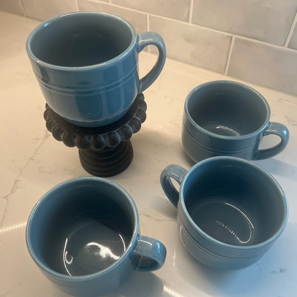 Threshold Blue Ceramic Mug Set of 4. - Picture 8 of 10